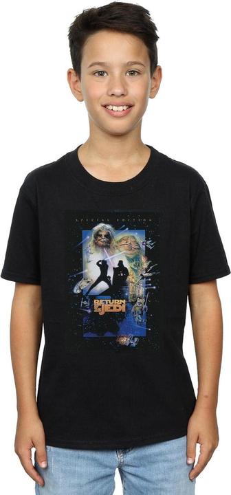 Actual product image Star Wars Boys Episode VI Movie Poster T-Shirt (152, 158)