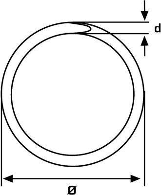 Productafbeelding Pösamo Sleutelringen Ring-Ø 50,0mm
