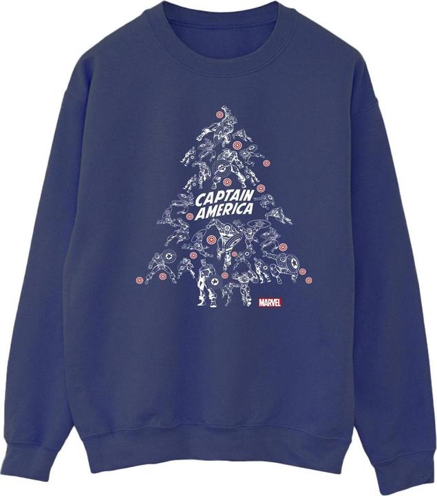 Produktbild Captain America Christmas Tree Sweatshirt (L)