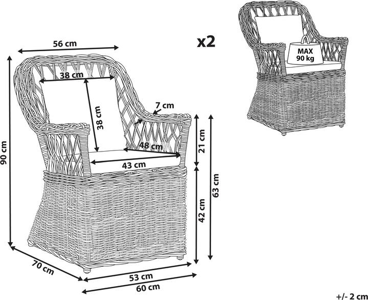 Actual product image Beliani Maros