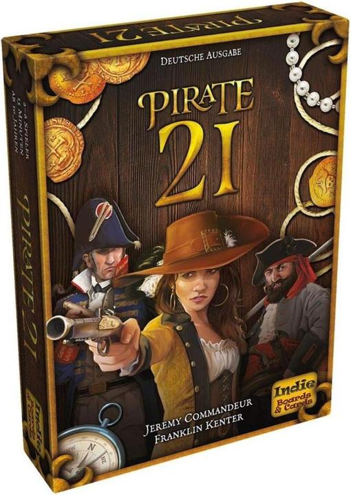 Image du produit IBCD0017 - Pirate 21, jeu de cartes, 2-6 joueurs, à partir de 14 ans (édition FR) (Allemand)
