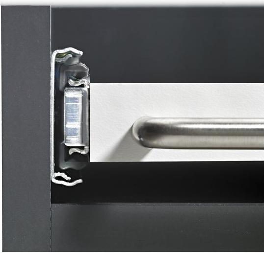Produktbild Hettich Schubladenschiene Vollauszug 400 mm chromatiert 2 Stück