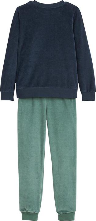 Actual product image La Redoute Collections Velvet pyjamas with mammoth print (102)