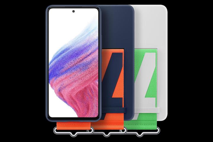 Produktbild Samsung Silicone Cover mit Schlaufe (Samsung Galaxy A53 5G)
