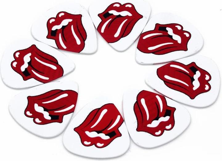 Actual product image JTI Rollingstones picks in a pack of 10 - Guitar accessories (1 x, 0.71 mm)