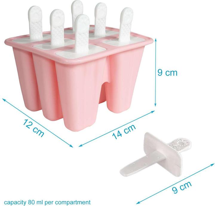 Immagine prodotto Intirilife Stampo per ghiaccio in silicone con 6 cavità