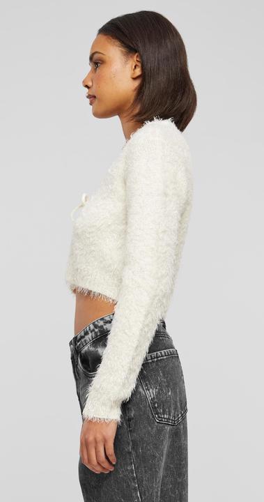 Image du produit Urban Classics Ladies Tied Cropped Feather Cardigan - 117653 (4XL)