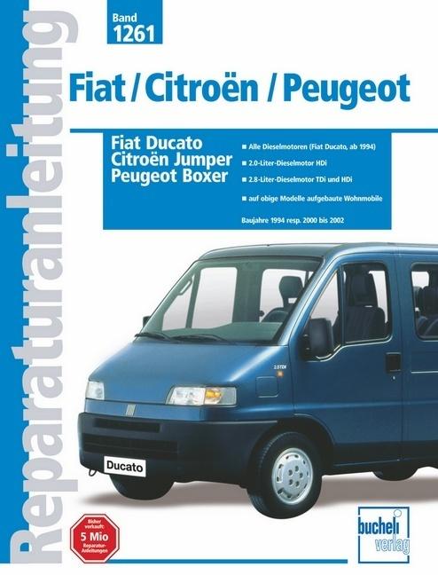 Produktbild Fiat Ducato / Citroën Jumper / Peugeot Boxer (Deutsch, 2010)