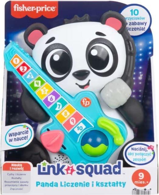 Produktbild Mattel Fisher Price Link Squad Panda Liczenie i kształty