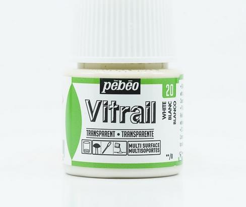 Productafbeelding Pebeo Vitrail Transparante Kleuren (Wit, 45 ml)