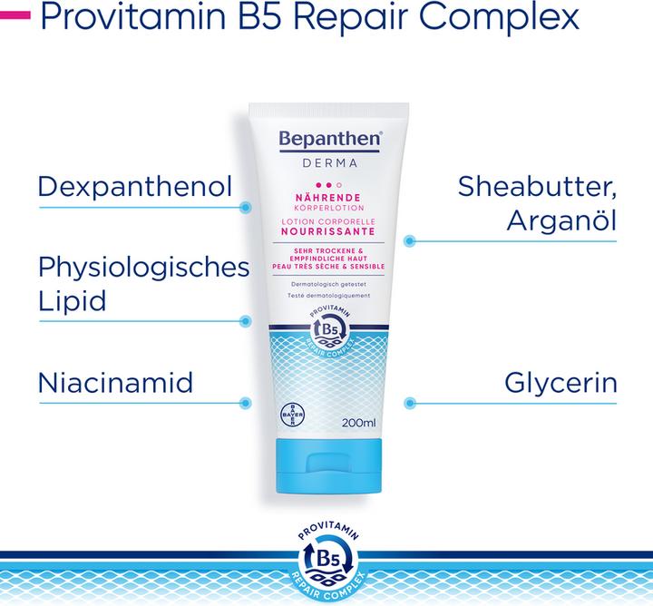 Produktbild Bepanthen Derma Nährende Körperlotion (Körpercreme, 200 ml)