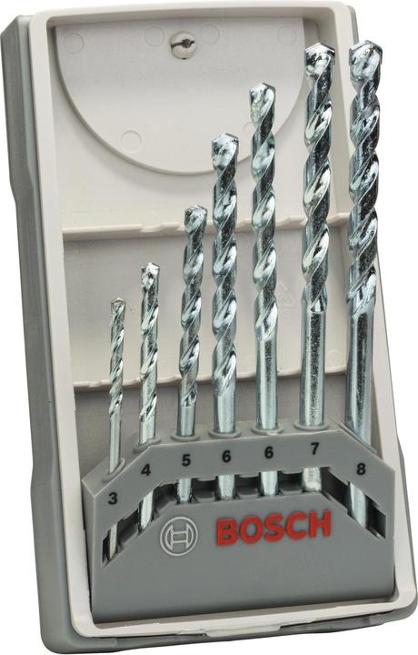 Actual product image Bosch Professional Zubehör Carbide stone twist drill- (3 mm, 4 mm, 5 mm, 6 mm, 7 mm, 8 mm)
