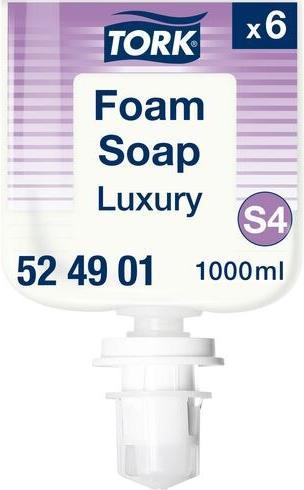 Immagine prodotto Tork Sapone per le mani 524901 Schiuma Trasparente Lussuosa (Sapone liquido, 1000 ml)