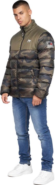 Actual product image Born Rich Mens Carlito Camo Oversized Padded Jacket (XL)