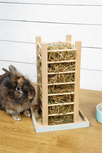 Actual product image Beeztees Bz Wood Hay Holder Mint 35