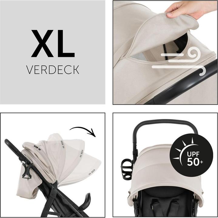 Immagine prodotto Hauck Buggys & Sportwagen Buggy Rapid 4D (bis 25 kg) - XL Verdeck &