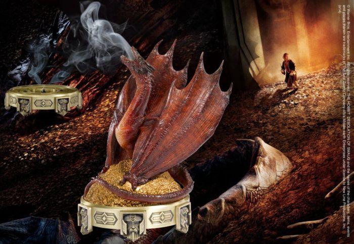 Immagine prodotto Noble Collection Lo Hobbit - Desolazione di Smaug: Smaug - con bruciatore d'incenso