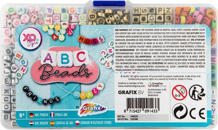 Produktbild Grafix Buchstabenperlen