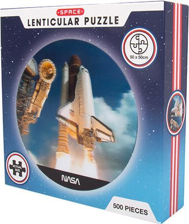 Produktbild Fizz Creations NASA - Space Shuttle - Lenticualar 3D Puzzle (500 Teile) (500 Teile)