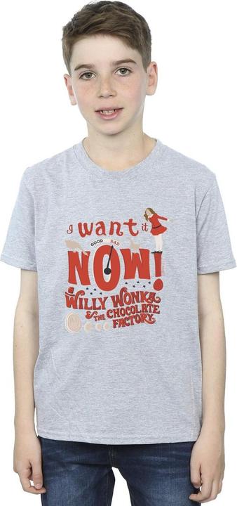 Produktbild Willy Wonka & the Chocolate Factory Verruca Salt I Want It Now TShirt Jungen (140, 146)