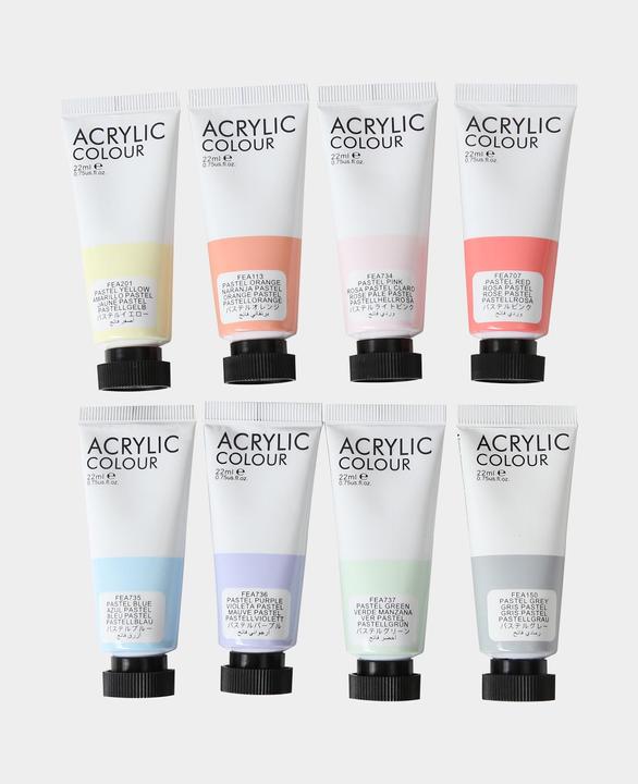 Immagine prodotto I Am Creative Set acrilico Basic (Colorato, Pastello, 176 ml)