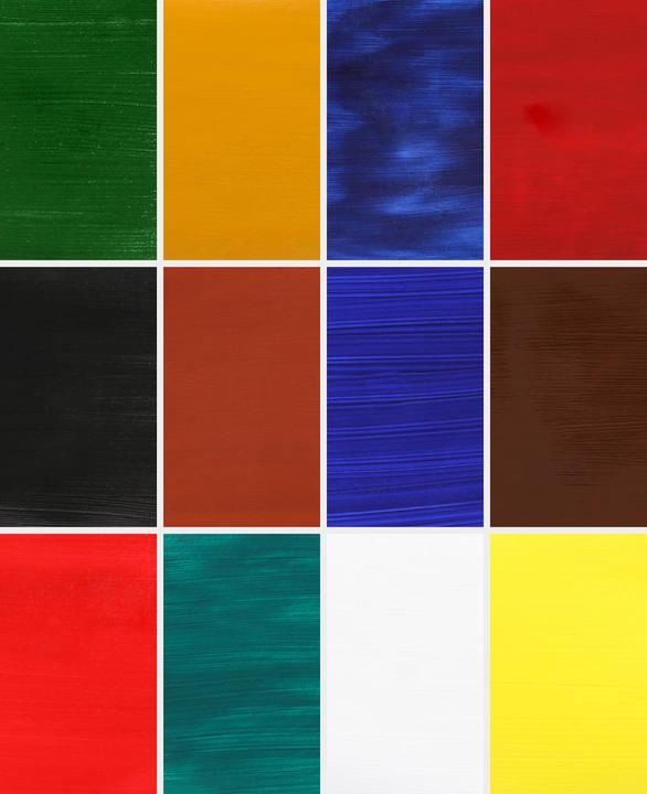 Image du produit I Am Creative Basic Acryl Set, peinture acrylique à base d'eau (Multicolore, 144 ml)