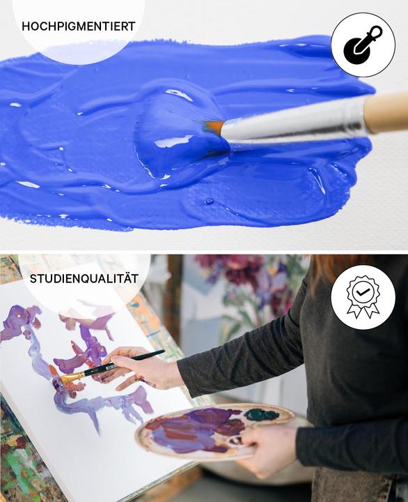 Image du produit I Am Creative Basic Acryl Set, peinture acrylique à base d'eau (Multicolore, 144 ml)
