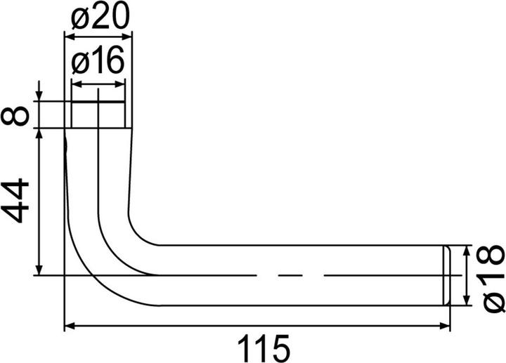 Produktbild Mega Türdrücker 32.230 (Türgarnitur)