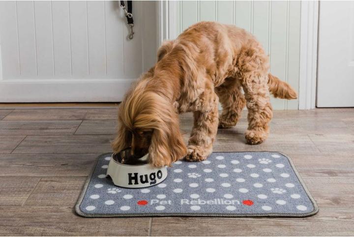 Produktbild Pet Rebellion Absorbent Food Mat - Paw Dots - 40x60cm - (869134133548)