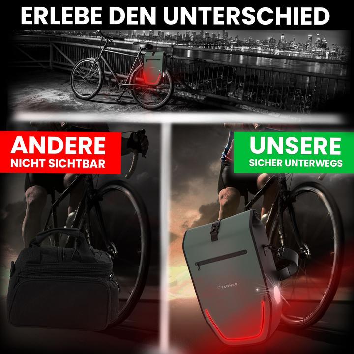 Produktbild Eloneo Fahrradtasche für Laptop (28 l, Gepäckträgertasche)