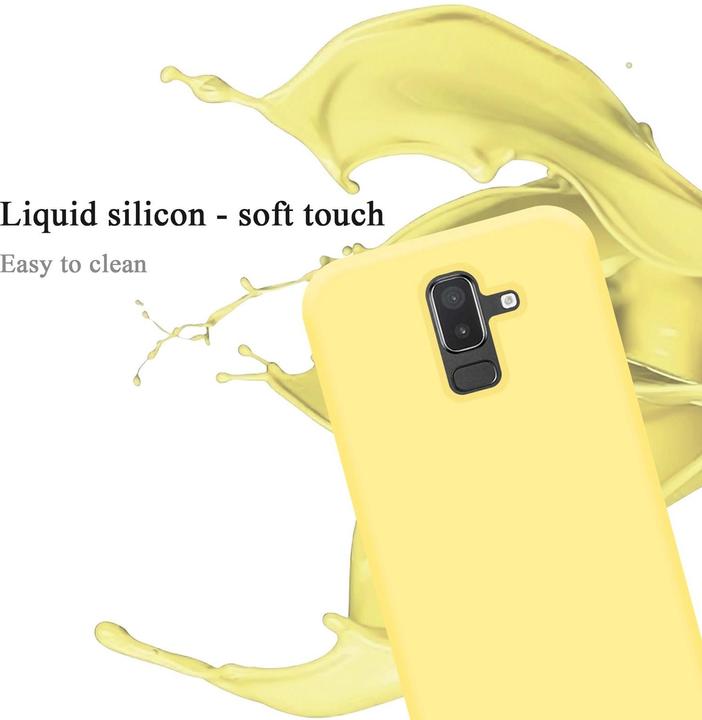 Immagine prodotto Cadorabo Copertura della cassa del silicone liquido TPU (Samsung Galaxy J8 (2018))