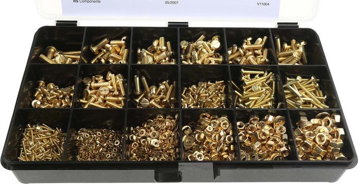 Actual product image Rs Pro Screws / nuts assortment (2061 Screws per piece)