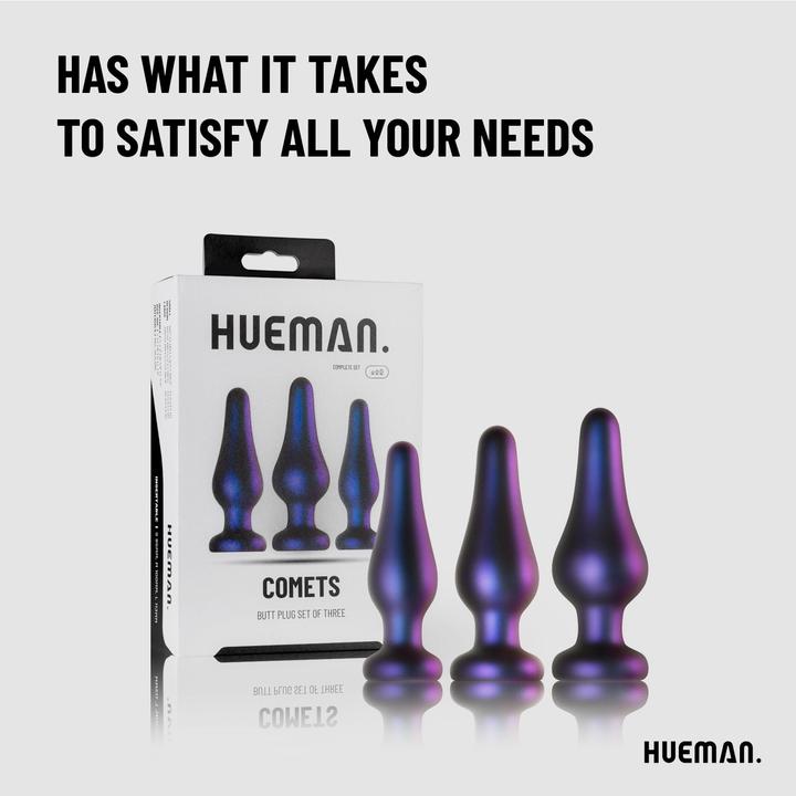 Actual product image Hueman Comets Anal PlugSet