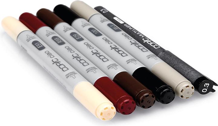 Produktbild Copic Manga 5 (Grau, 3 mm, 6 x)