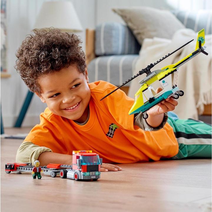 Produktbild LEGO Hubschrauber Transporter (60343, LEGO City)