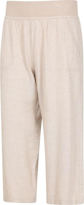 Actual product image Mountain Warehouse Womens/Ladies Skye Linen Blend Capri (34 D)