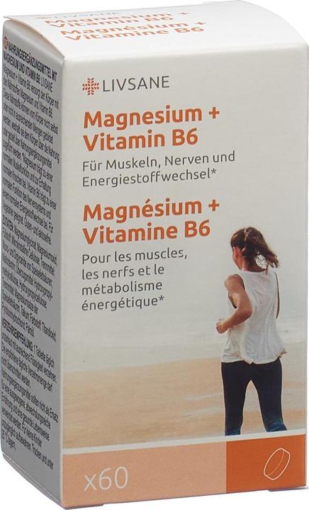 Livsane Magnesium + Vitamin (60 Piece, Pills, 75 g)