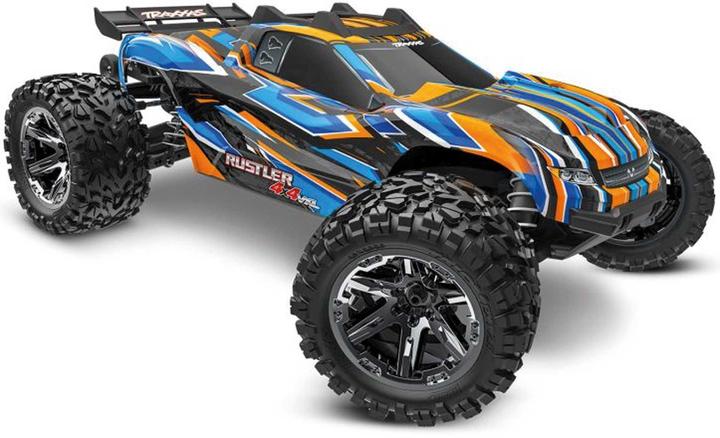 Image du produit Traxxas Rustler 4x4 Vxl HD sans batterie ni chargeur (RTR Prêt à fonctionner)