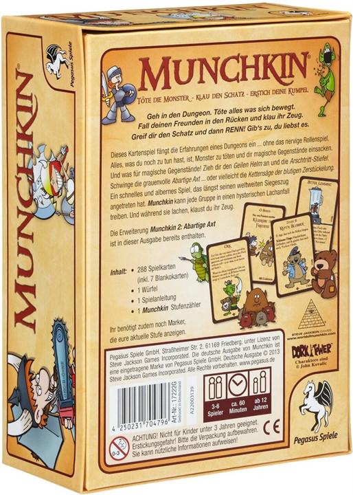 Image du produit Pegasus Munchkin 1 + 2 (Allemand)