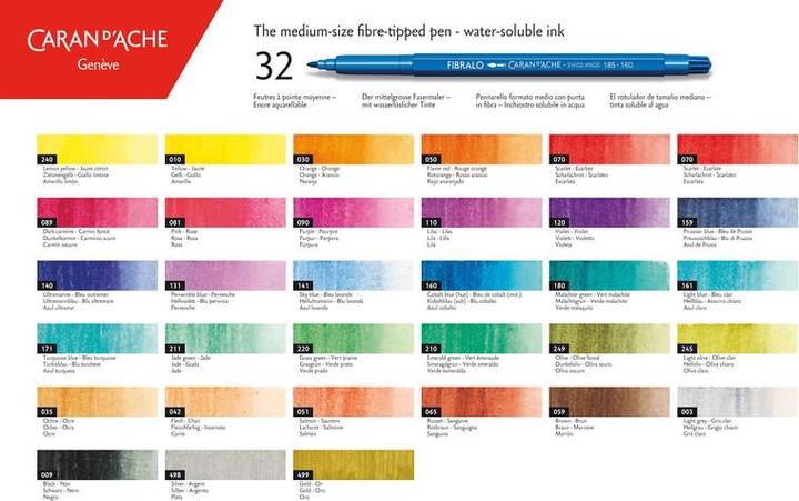 Actual product image Caran d'Ache Fibralo Metallschachtel (Multicoloured, 24 x)