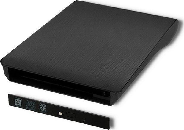 Actual product image Qoltec 51864 External USB 2.0 9.5mm SATA Optical Drive Case (DVD drive)