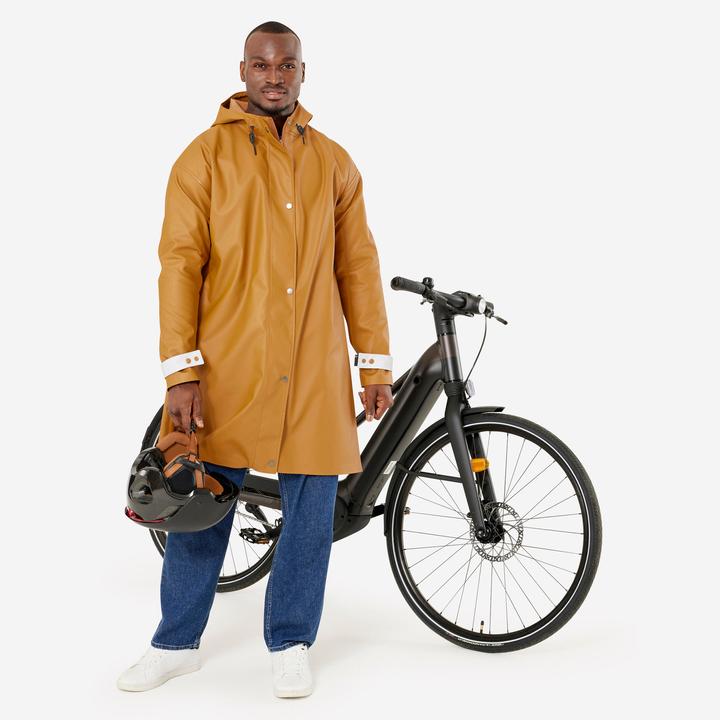 Produktbild Btwin Fahrrad Parka City 540 wasserdicht unisex gelb (L)