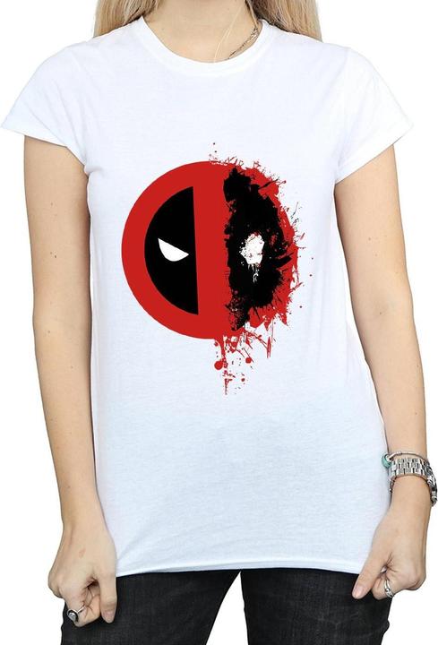 Immagine prodotto Deadpool Split Splat Logo Maglietta Donna (M)