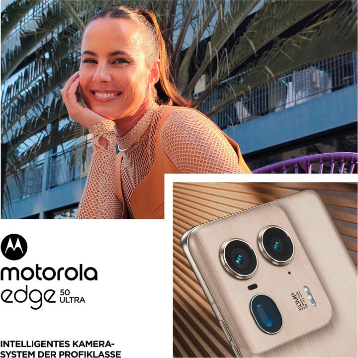 Actual product image Motorola Edge 50 Ultra (1000 GB, Nordic Wood, 6.70", SIM + eSIM, 64 Mpx, 5G)