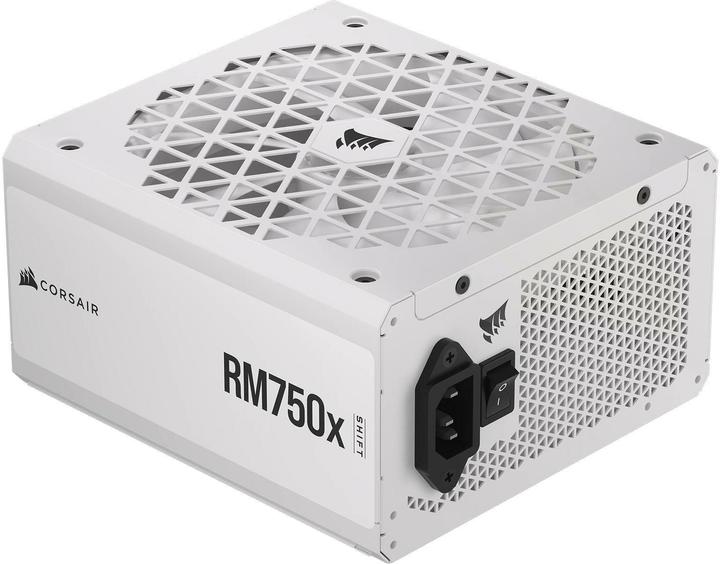 Immagine prodotto Corsair RMx Shift White Series, RM750x Shift White, 750 Watt, certificato 80 PLUS GOLD, alimentatore (750 W)