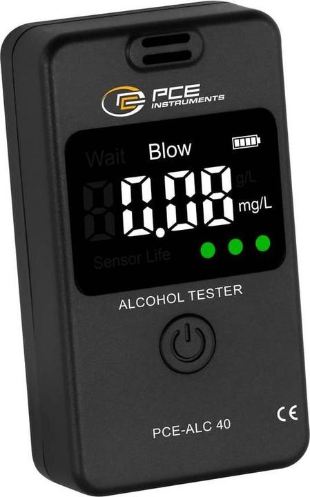 Produktbild PCE Instruments PCE-ALC 40 Alkoholtester inkl. Display, Verschiedene Einheiten