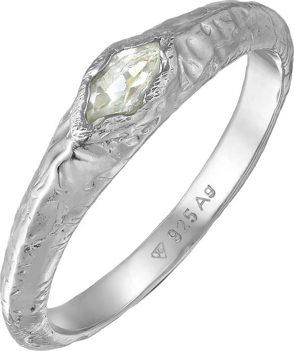 Produktbild Haze & Glory Ring Amethyst Hellgrün Raue Struktur 925 Sterling Silber (52, 925 Silber)