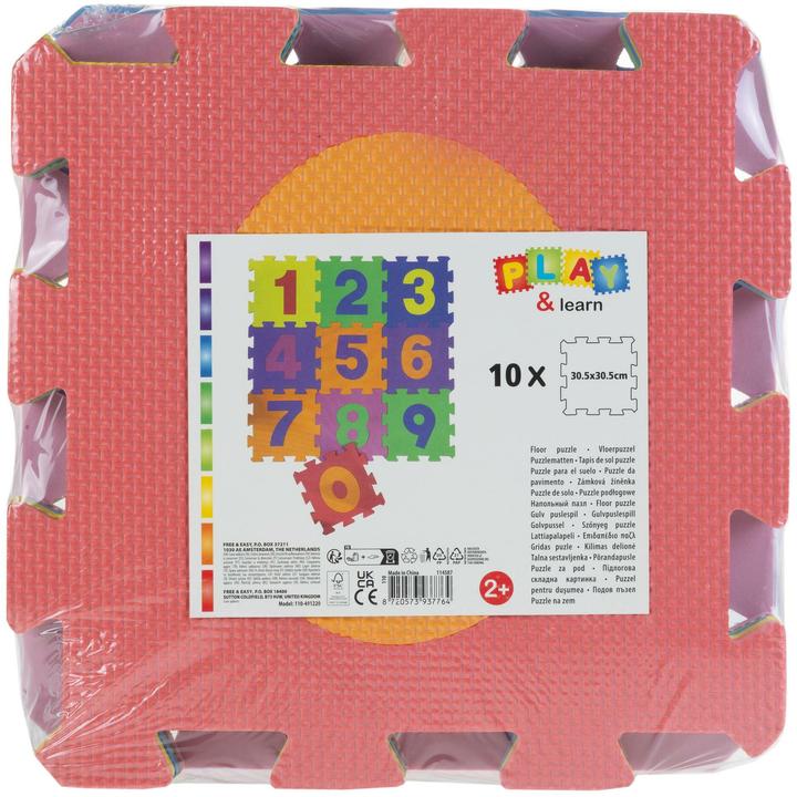 Image du produit FTM Tapis puzzle, tapis de jeu, chiffres de 0 à 9