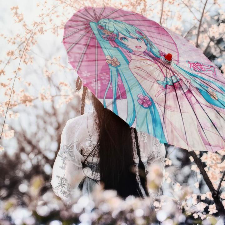 Produktbild Sakami Hatsune Miku Ombrelle en papier Miku