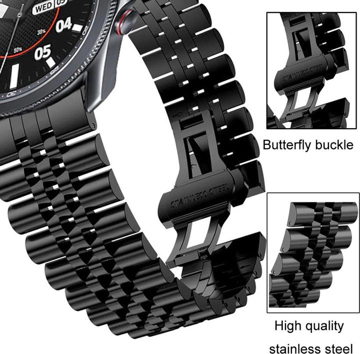 Produktbild Cadorabo Armband für Samsung Galaxy Gear (22 mm, Edelstahl)